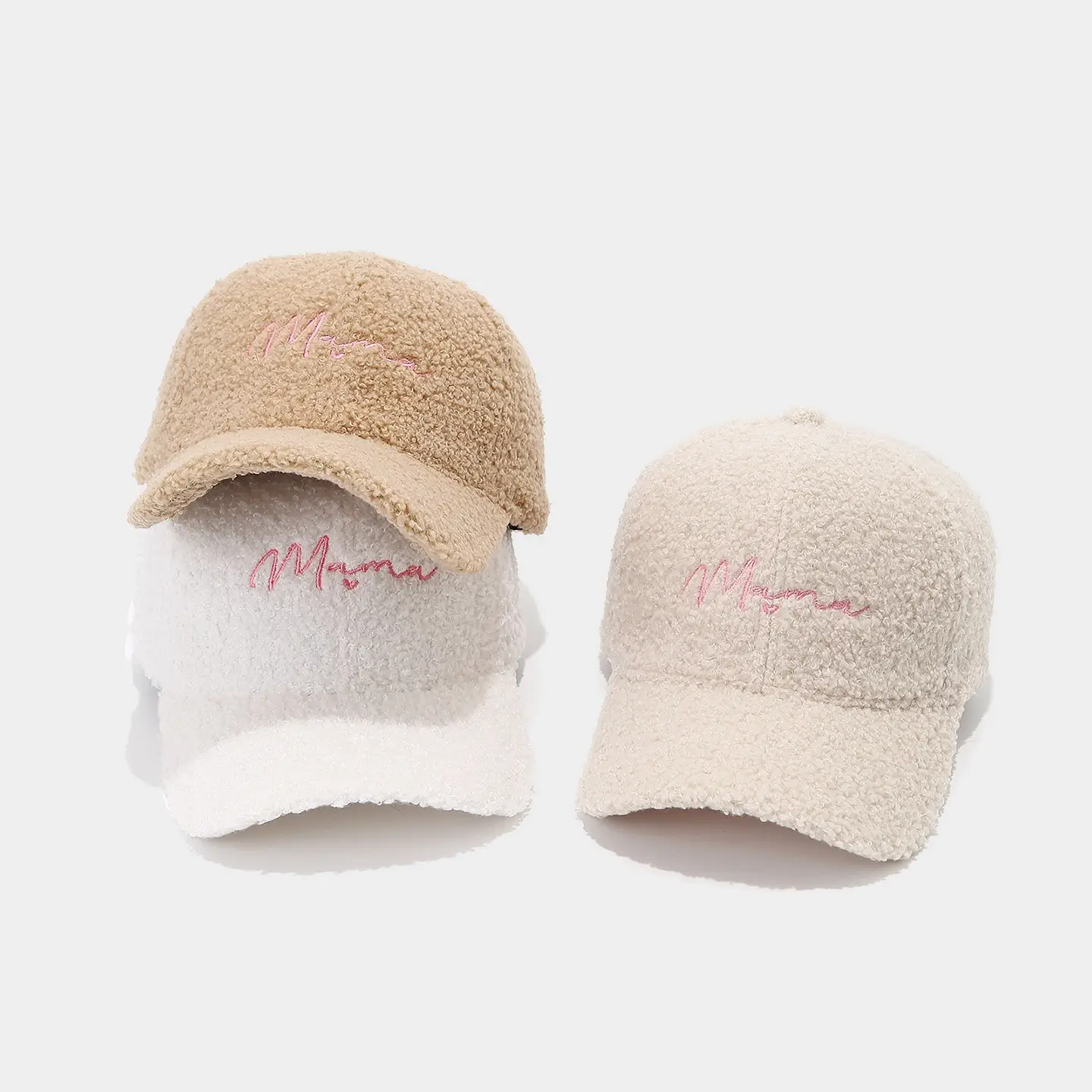 Thickened Warm Baseball Cap for Kids with Letter Embroidery — feature 2