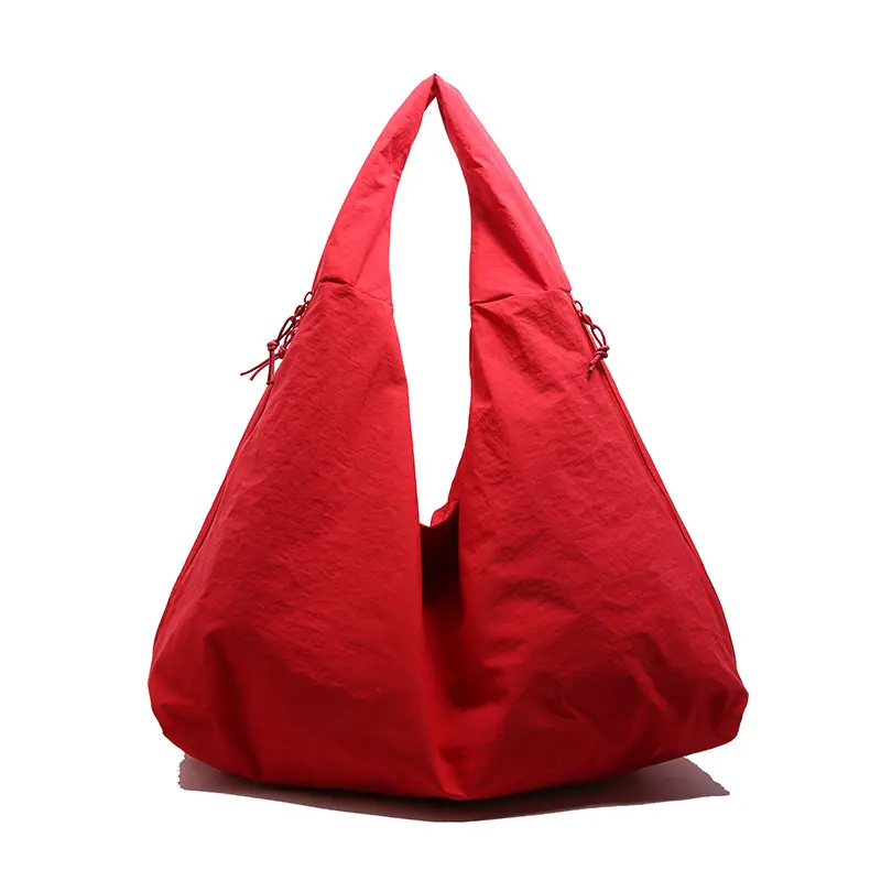 Red Canvas Large Capacity Women's Commuter Bag - Image 2