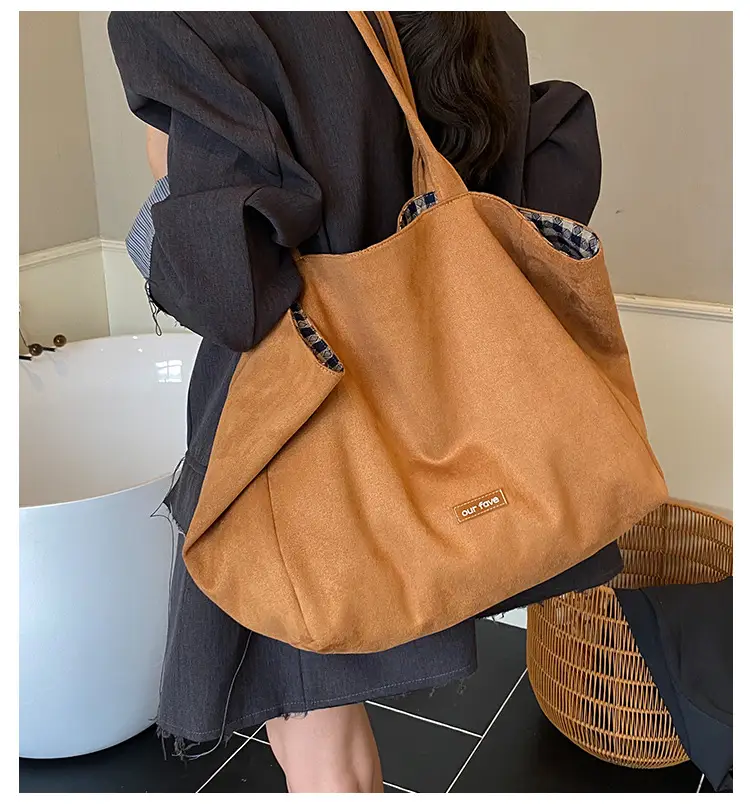 Women's Brown Leopard Print Shoulder Bag Large Capacity — feature 2