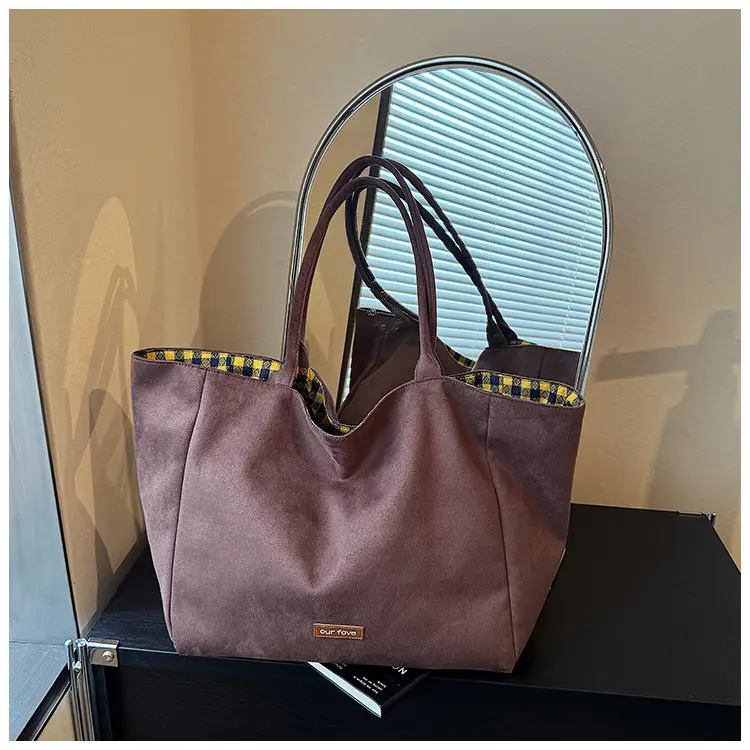 Women's Brown Leopard Print Shoulder Bag Large Capacity — feature 22