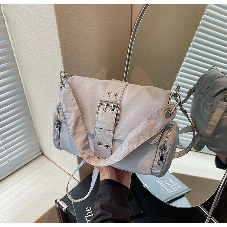 Black Cross-Border Canvas Shoulder Bag 2026 — feature 30
