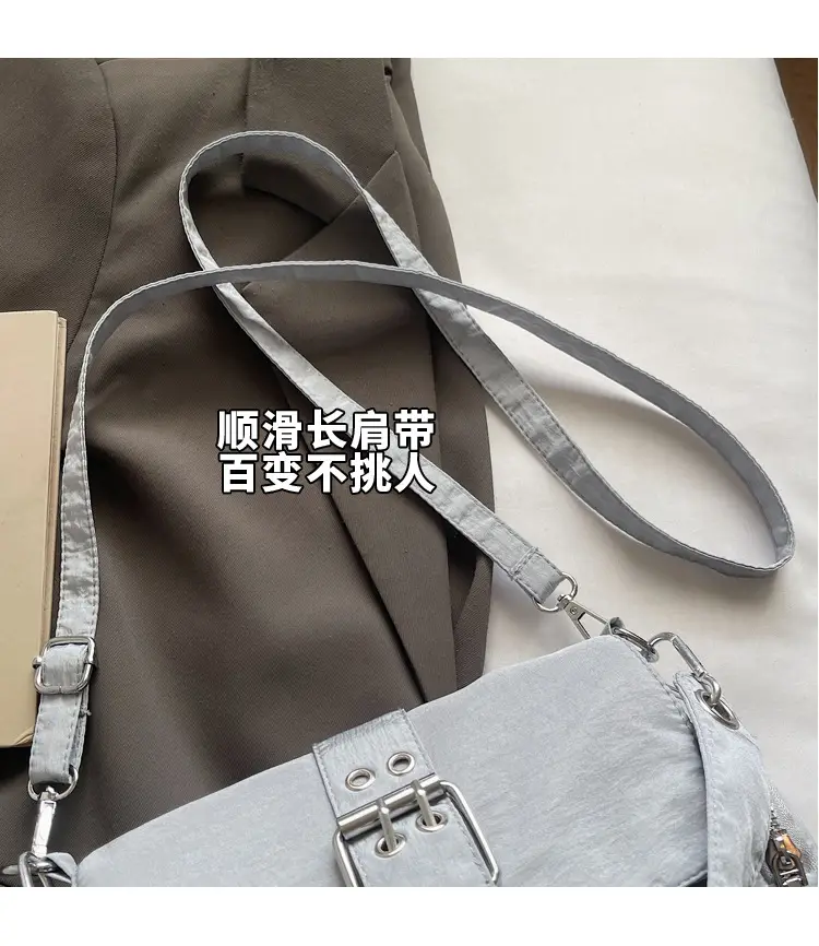 Black Cross-Border Canvas Shoulder Bag 2026 — feature 4