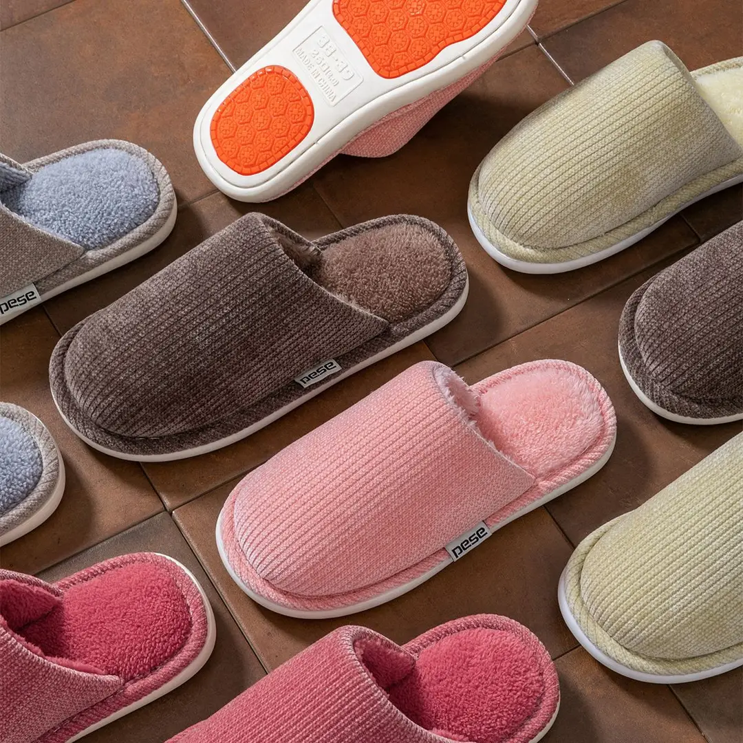 2025 New Cotton Slippers for Women Winter Couples Indoor Floor Home Household Non-Slip Warm Furry Slippers for Men — feature 18