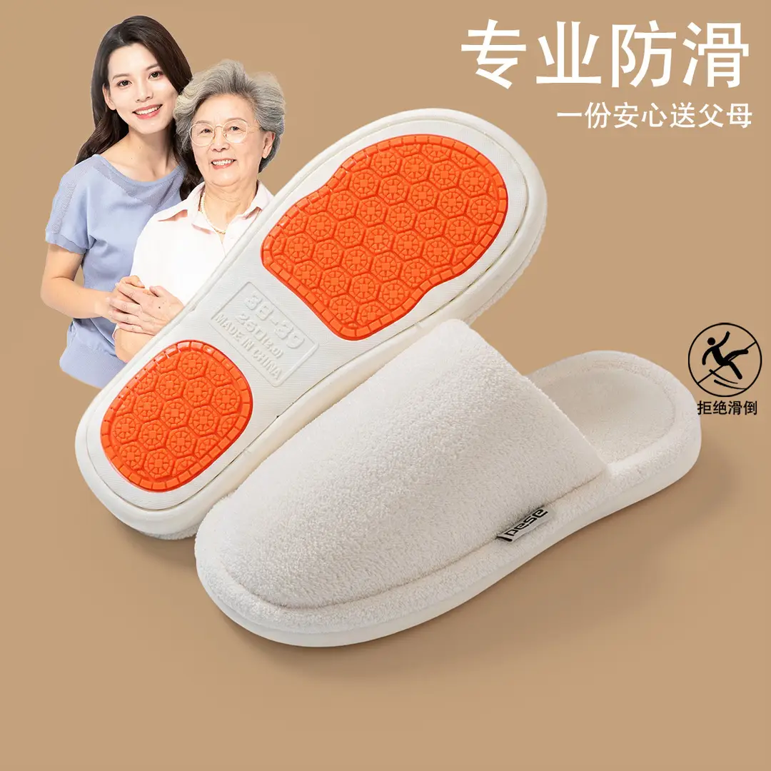 2025 New Cotton Slippers for Women Winter Couples Indoor Floor Home Household Non-Slip Warm Furry Slippers for Men — feature 6