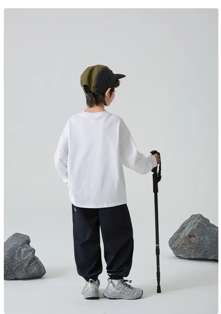 Boys' Pure Cotton Long Sleeve T-Shirt Spring 2026 — feature 13
