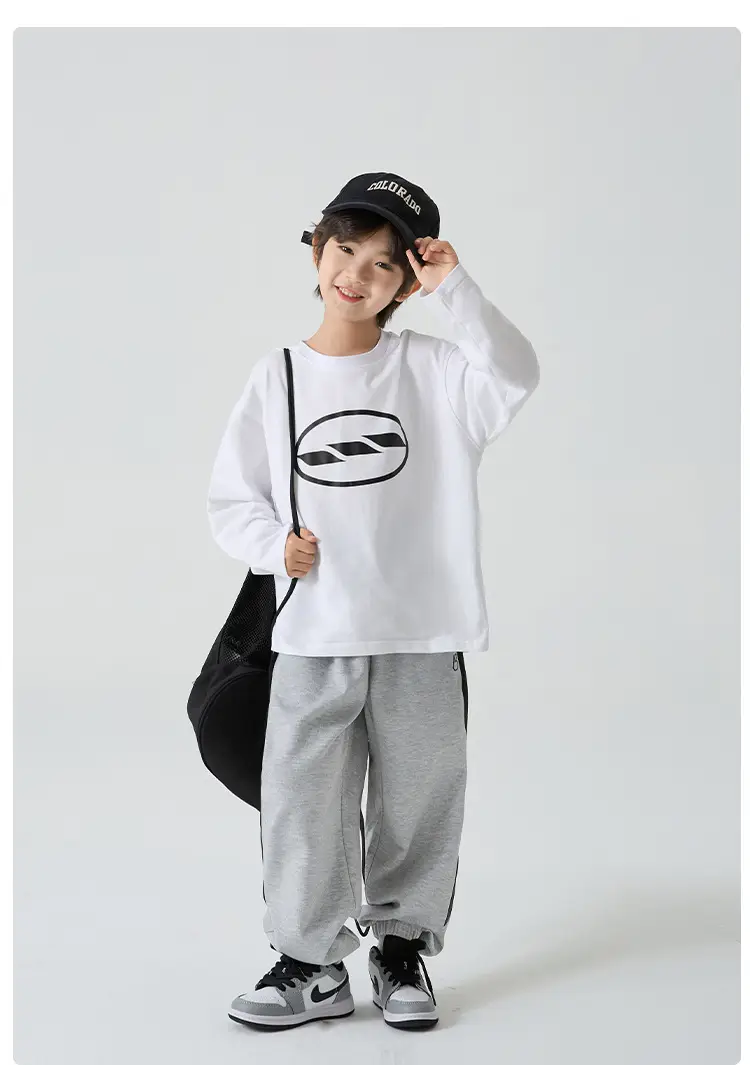 Boys' Pure Cotton Long Sleeve T-Shirt Spring 2026 — feature 14