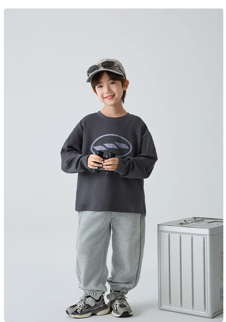 Boys' Pure Cotton Long Sleeve T-Shirt Spring 2026 — feature 17