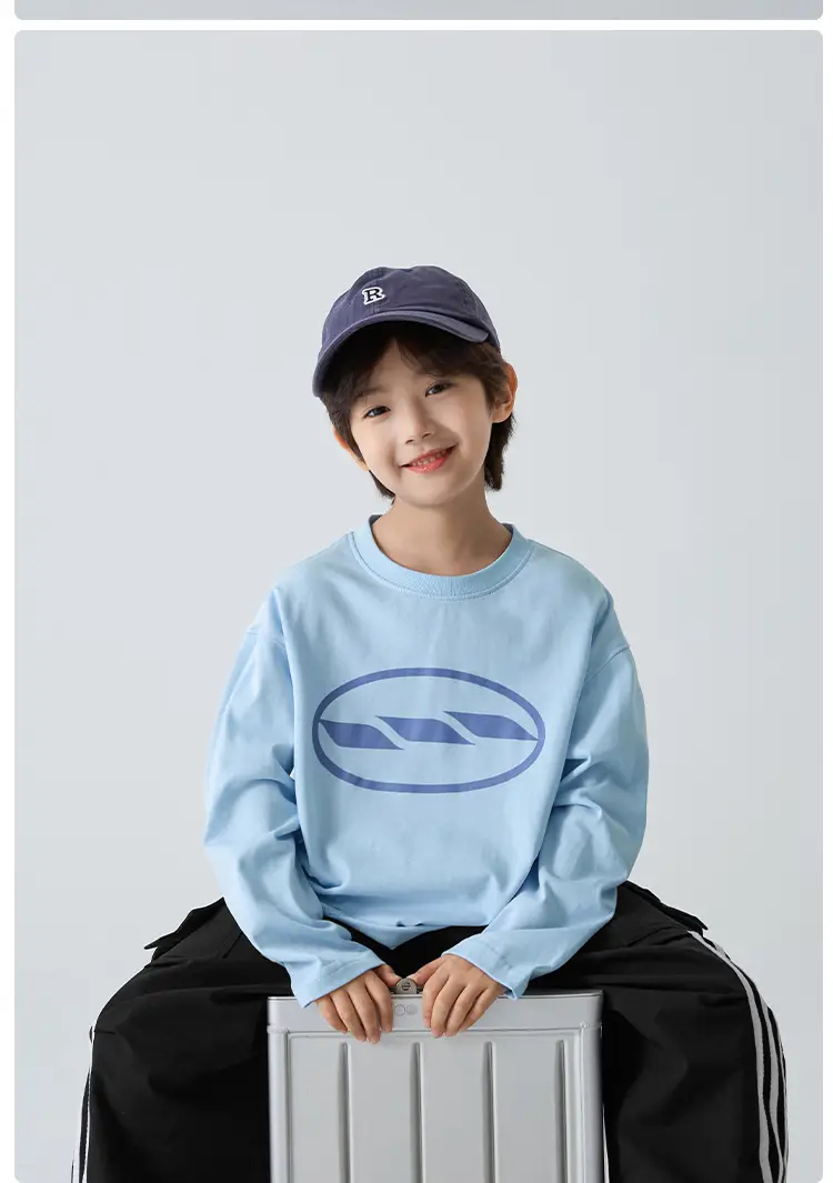 Boys' Pure Cotton Long Sleeve T-Shirt Spring 2026 — feature 19