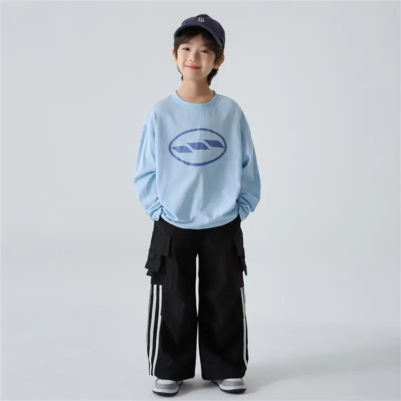 Boys' Pure Cotton Long Sleeve T-Shirt Spring 2026 - Image 2