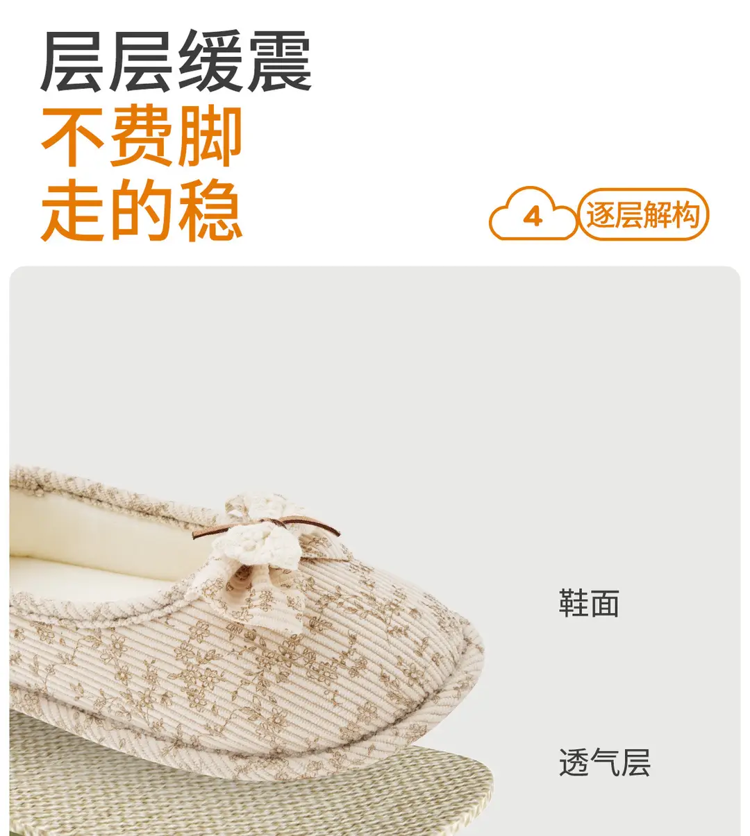 Maternity Postpartum Shoes Thin Autumn and Winter Comfortable Cotton Slippers Women's Postpartum Slippers with Heel Non-Slip Outer Wear Soft-Soled Cotton Shoes — feature 13