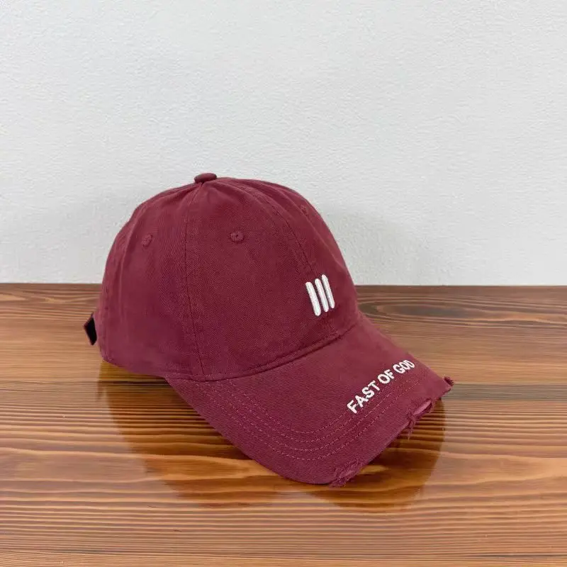 Women's Grey 3-Stripes Embroidered Cap — feature 10