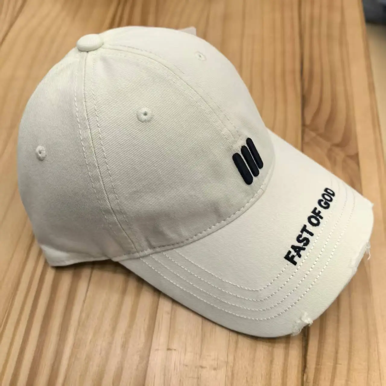 Women's Grey 3-Stripes Embroidered Cap — feature 13