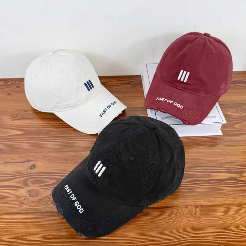 Women's Grey 3-Stripes Embroidered Cap — feature 5