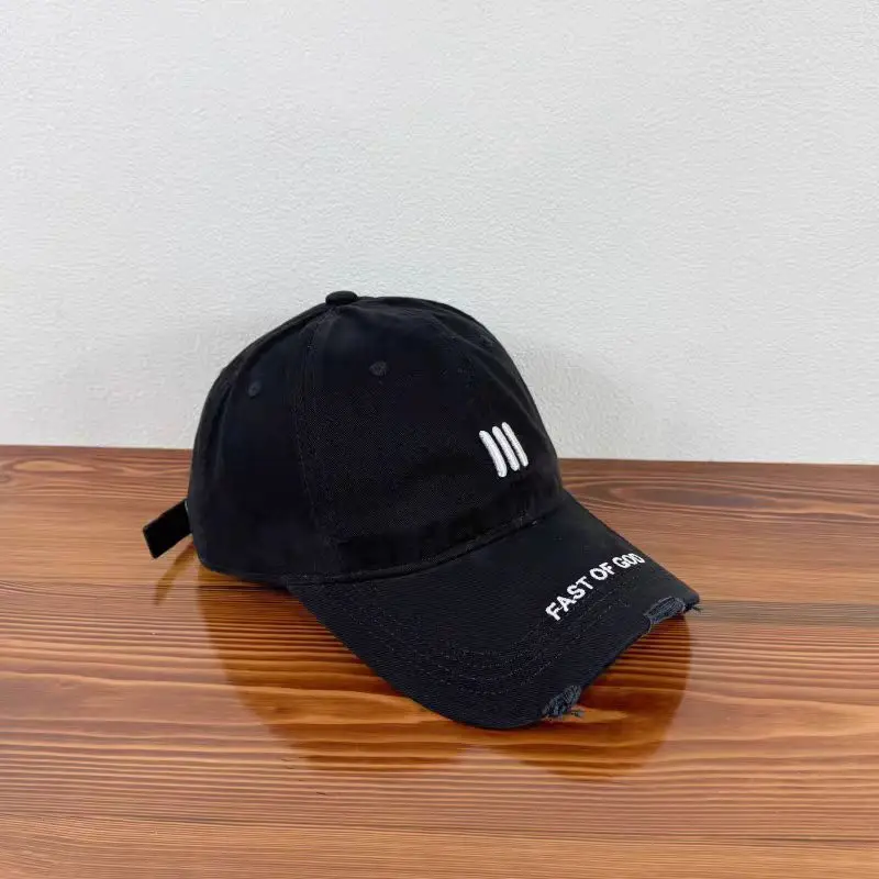 Women's Grey 3-Stripes Embroidered Cap - Image 2