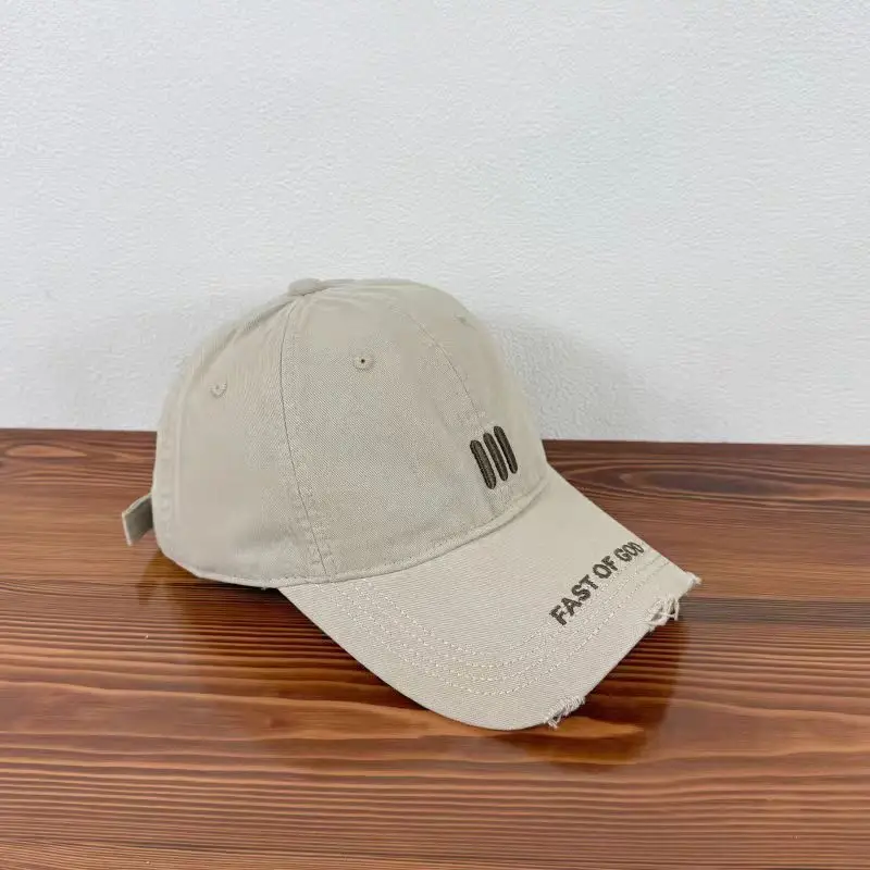 Women's Grey 3-Stripes Embroidered Cap - Image 4