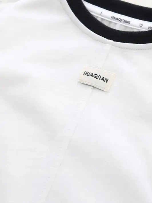 Pure Cotton Boys Long Sleeve T-Shirt White - Image 6