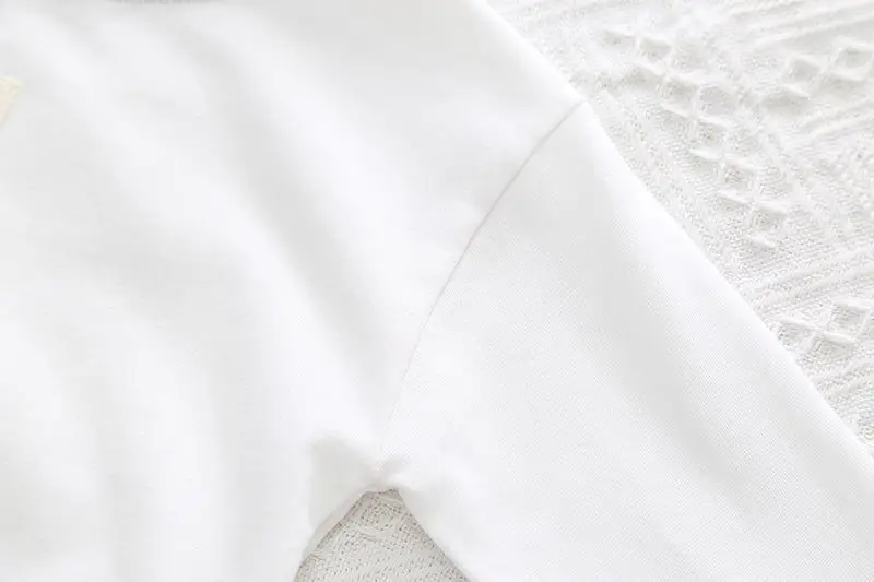 Pure Cotton Boys Long Sleeve T-Shirt White — feature 7