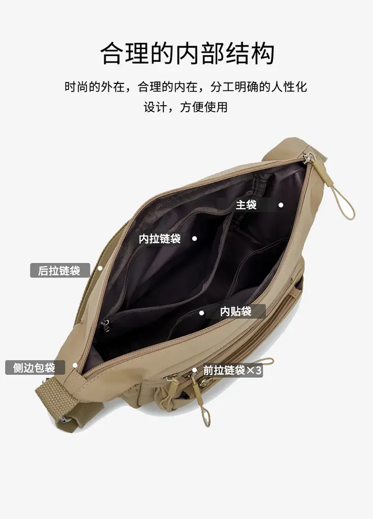 Green Crossbody Bag for Women Large Capacity Commuter — feature 12
