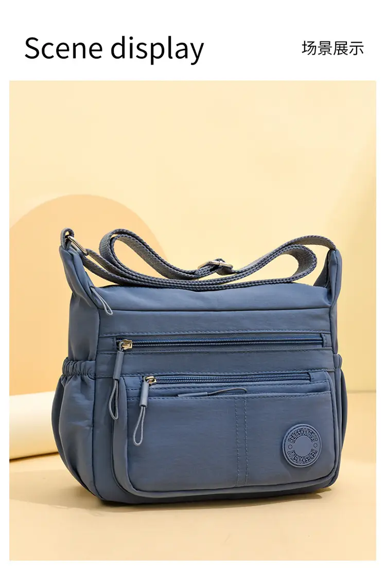 Green Crossbody Bag for Women Large Capacity Commuter — feature 14