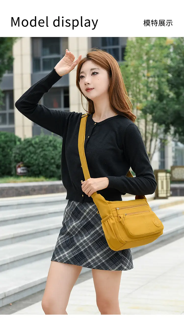 Green Crossbody Bag for Women Large Capacity Commuter — feature 16