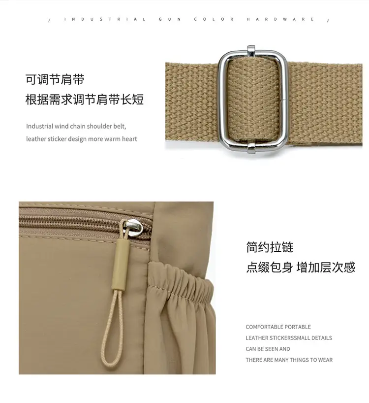 Green Crossbody Bag for Women Large Capacity Commuter — feature 8