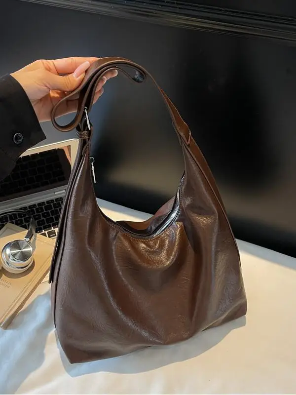 Brown Cross-Border Women's Shoulder Tote Bag - Image 6