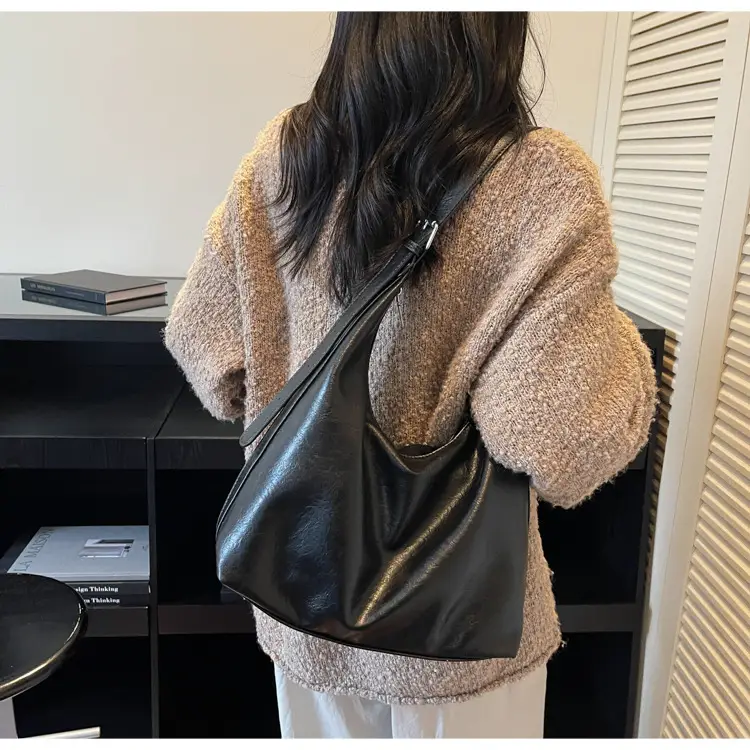 Brown Cross-Border Women's Shoulder Tote Bag — feature 20