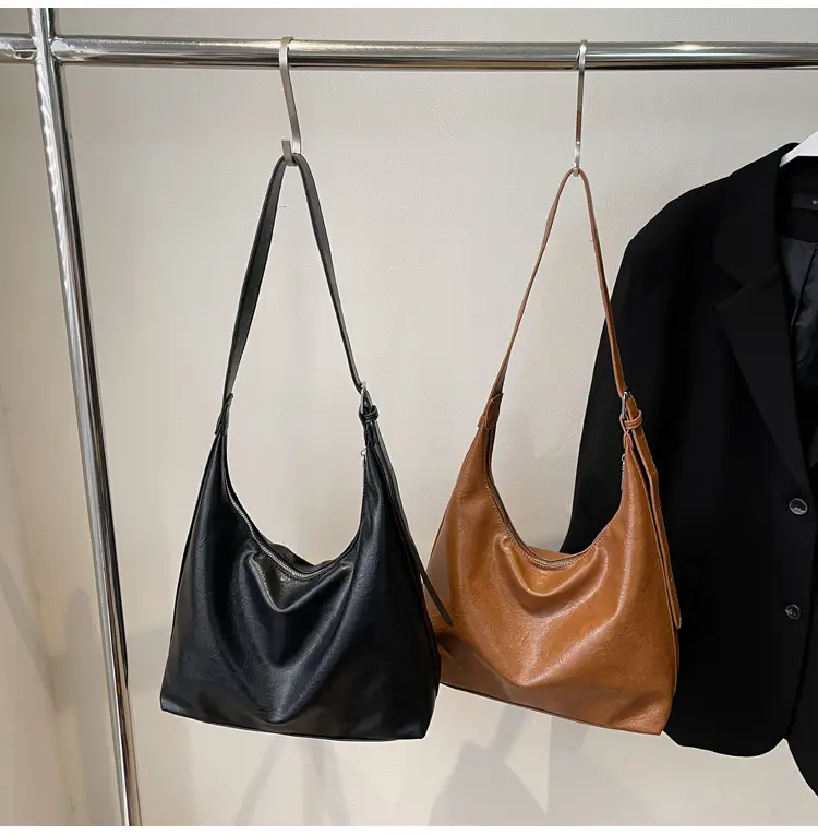 Brown Cross-Border Women's Shoulder Tote Bag — feature 24