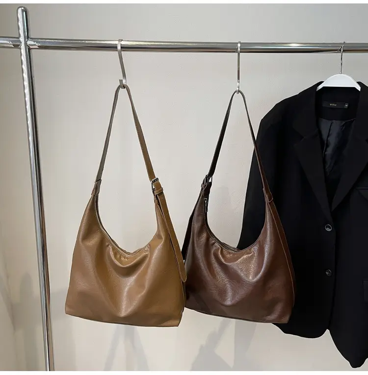 Brown Cross-Border Women's Shoulder Tote Bag — feature 25