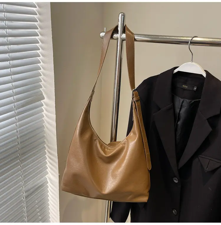 Brown Cross-Border Women's Shoulder Tote Bag — feature 26