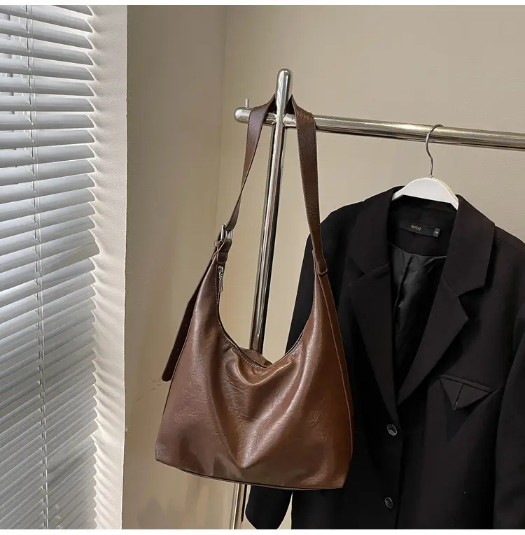 Brown Cross-Border Women's Shoulder Tote Bag — feature 27
