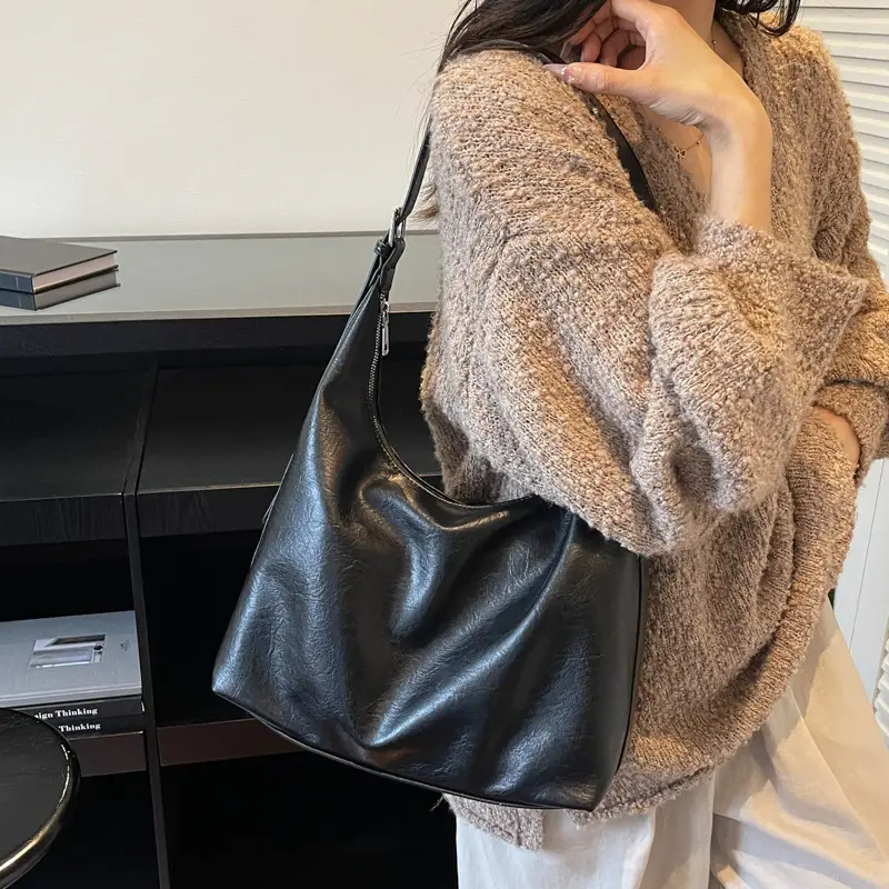 Brown Cross-Border Women's Shoulder Tote Bag - Image 2