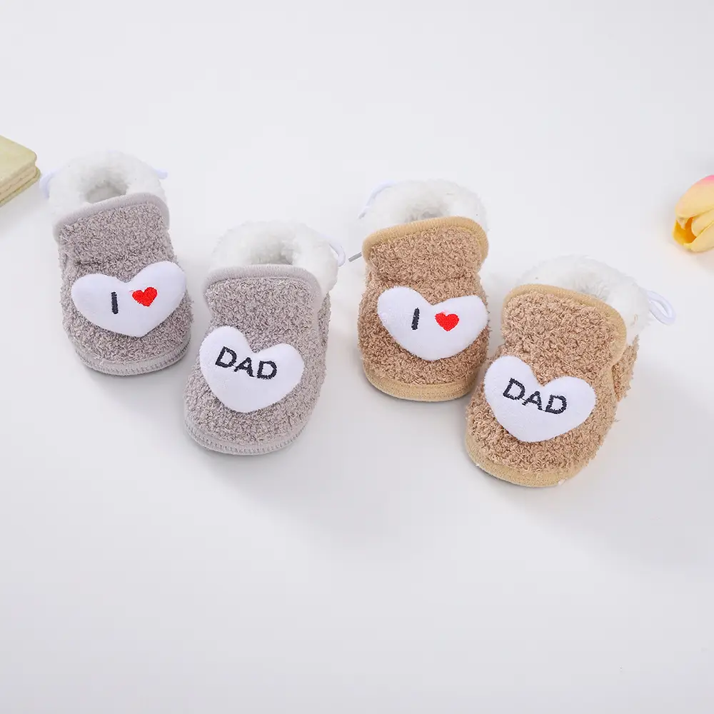 Winter Fleece-Lined Thickened Baby Anti-Slip Warm Toddler Cotton Shoes, Non-Slip Newborn Baby Shoes for 3-6-12 Months - Image 8