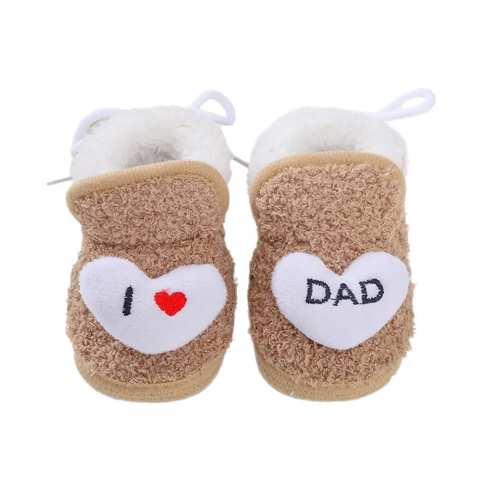 Winter Fleece-Lined Thickened Baby Anti-Slip Warm Toddler Cotton Shoes, Non-Slip Newborn Baby Shoes for 3-6-12 Months - Image 9