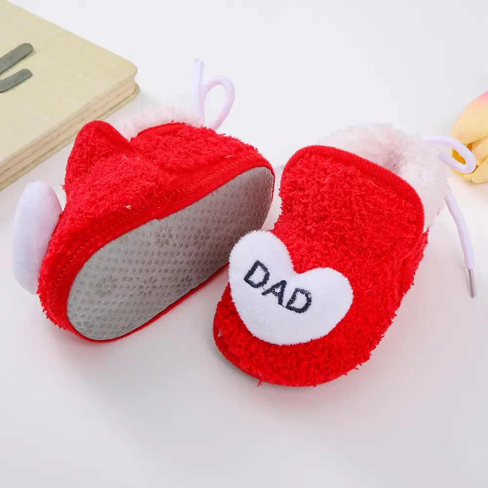 Winter Fleece-Lined Thickened Baby Anti-Slip Warm Toddler Cotton Shoes, Non-Slip Newborn Baby Shoes for 3-6-12 Months — feature 11