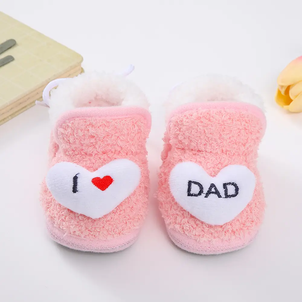 Winter Fleece-Lined Thickened Baby Anti-Slip Warm Toddler Cotton Shoes, Non-Slip Newborn Baby Shoes for 3-6-12 Months — feature 12