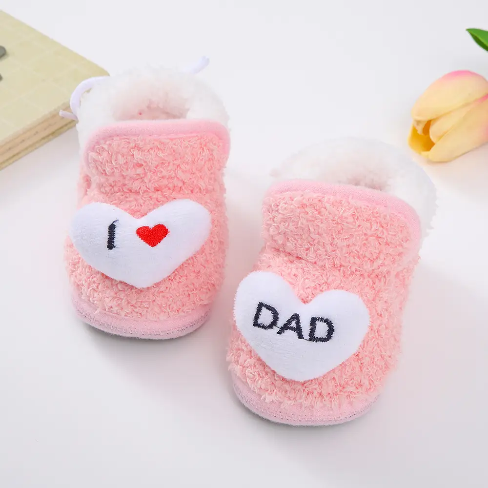 Winter Fleece-Lined Thickened Baby Anti-Slip Warm Toddler Cotton Shoes, Non-Slip Newborn Baby Shoes for 3-6-12 Months — feature 13