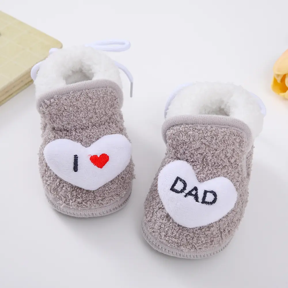 Winter Fleece-Lined Thickened Baby Anti-Slip Warm Toddler Cotton Shoes, Non-Slip Newborn Baby Shoes for 3-6-12 Months — feature 8