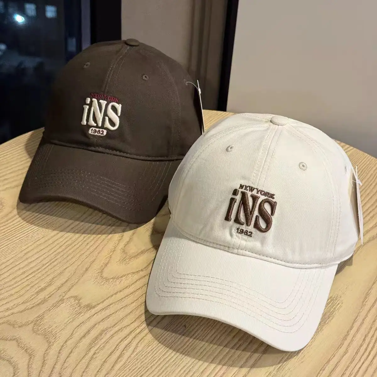 Women Maroon Letter Embroidered Baseball Cap — feature 4