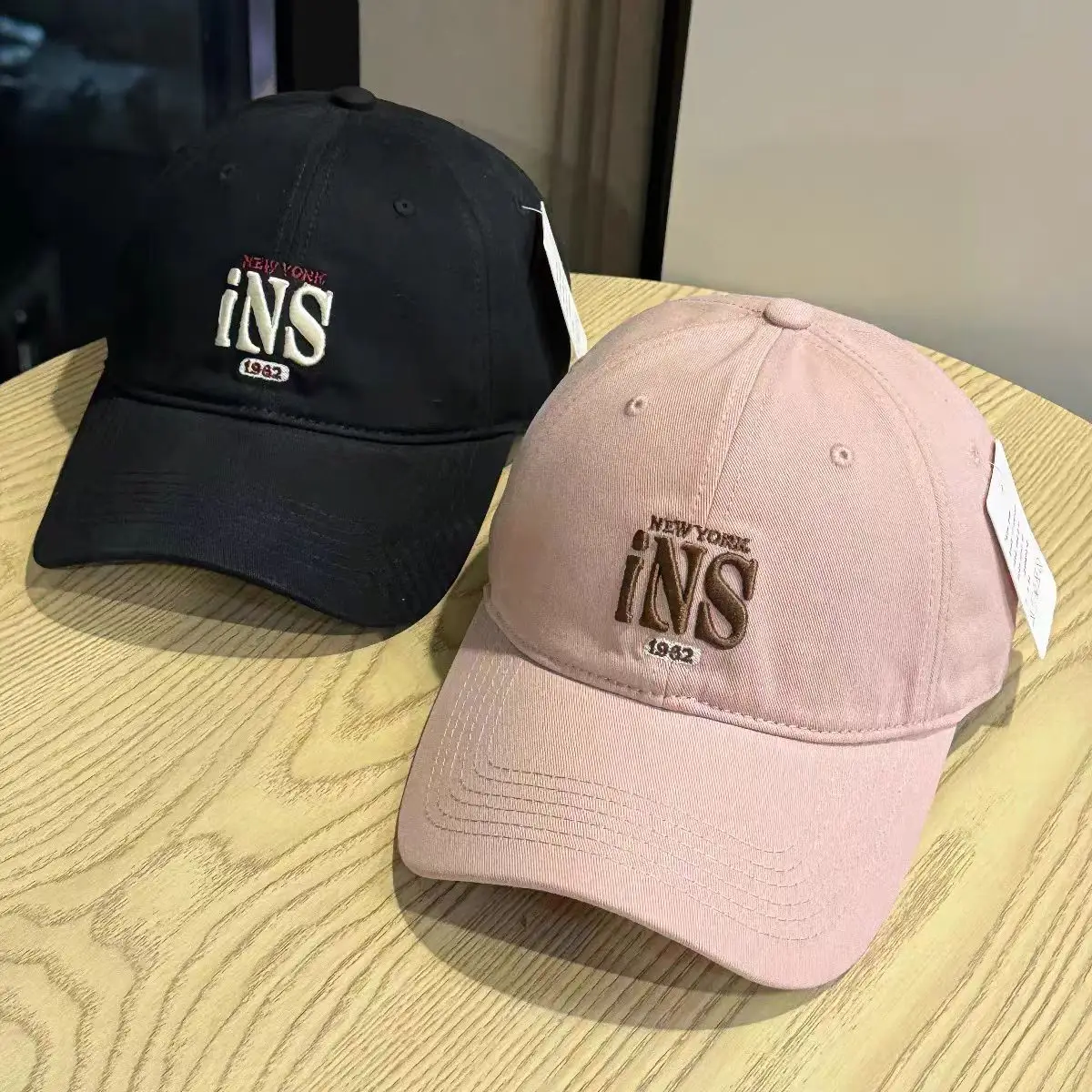 Women Maroon Letter Embroidered Baseball Cap — feature 6