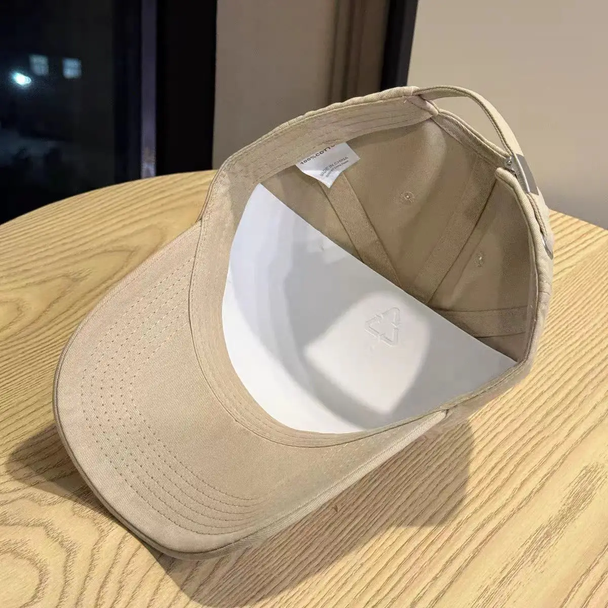 Women Maroon Letter Embroidered Baseball Cap — feature 9