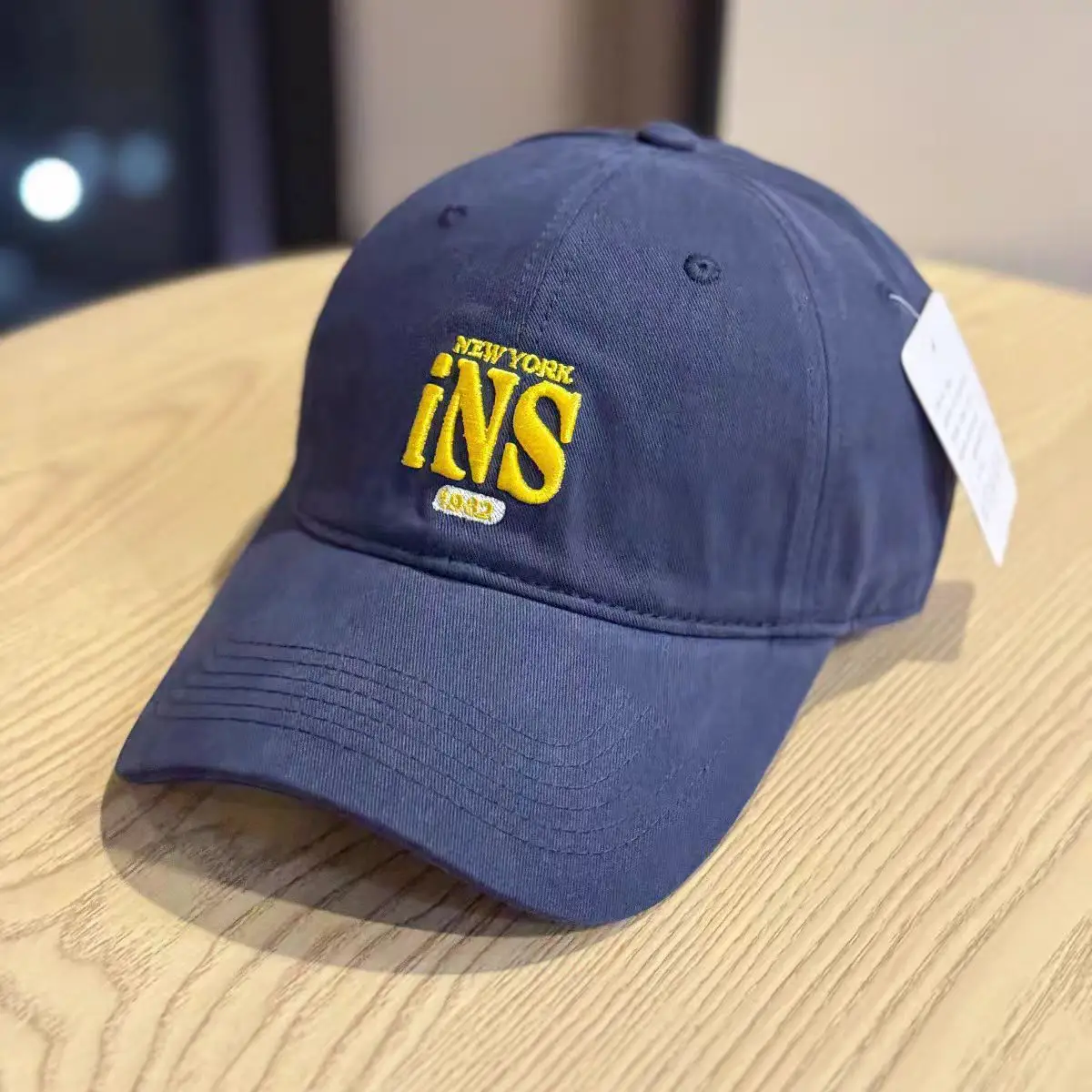 Women Maroon Letter Embroidered Baseball Cap - Image 5