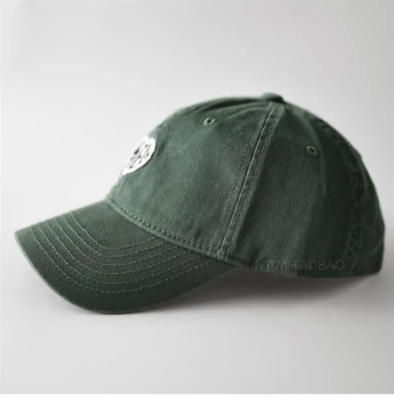 Navy Blue Duckbill Cap with Heart Embroidery Unisex — feature 5