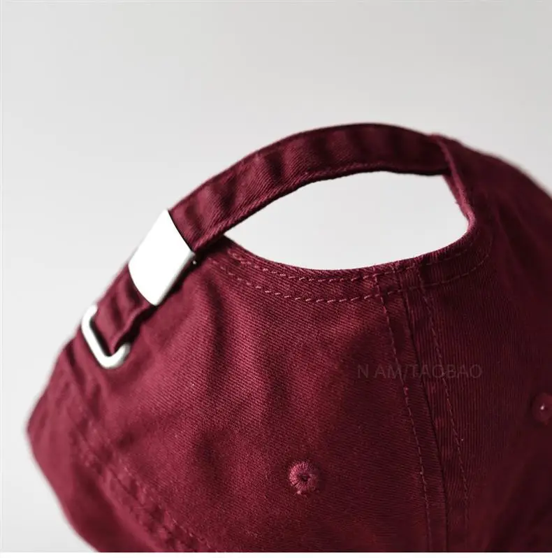 Navy Blue Duckbill Cap with Heart Embroidery Unisex — feature 8