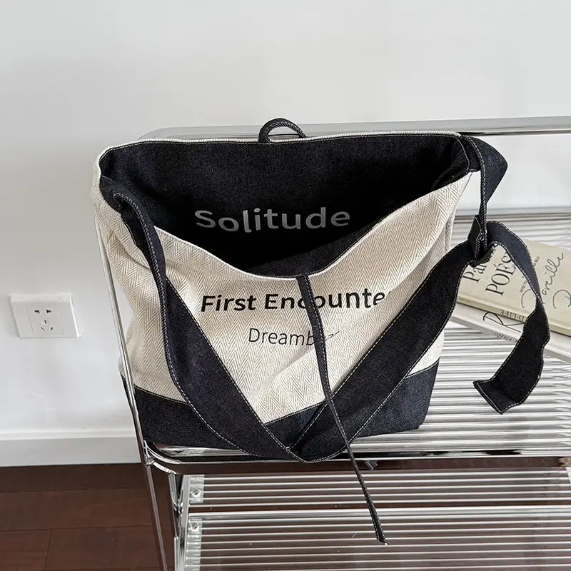 Women Canvas Shoulder Bag Large Capacity 2025 - Image 3