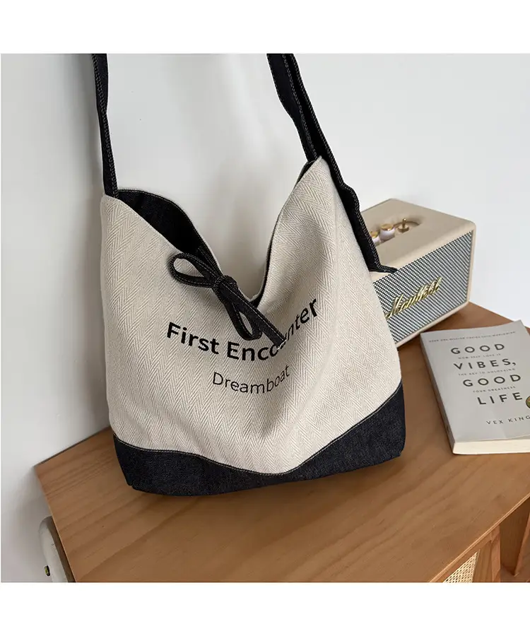 Women Canvas Shoulder Bag Large Capacity 2025 — feature 2