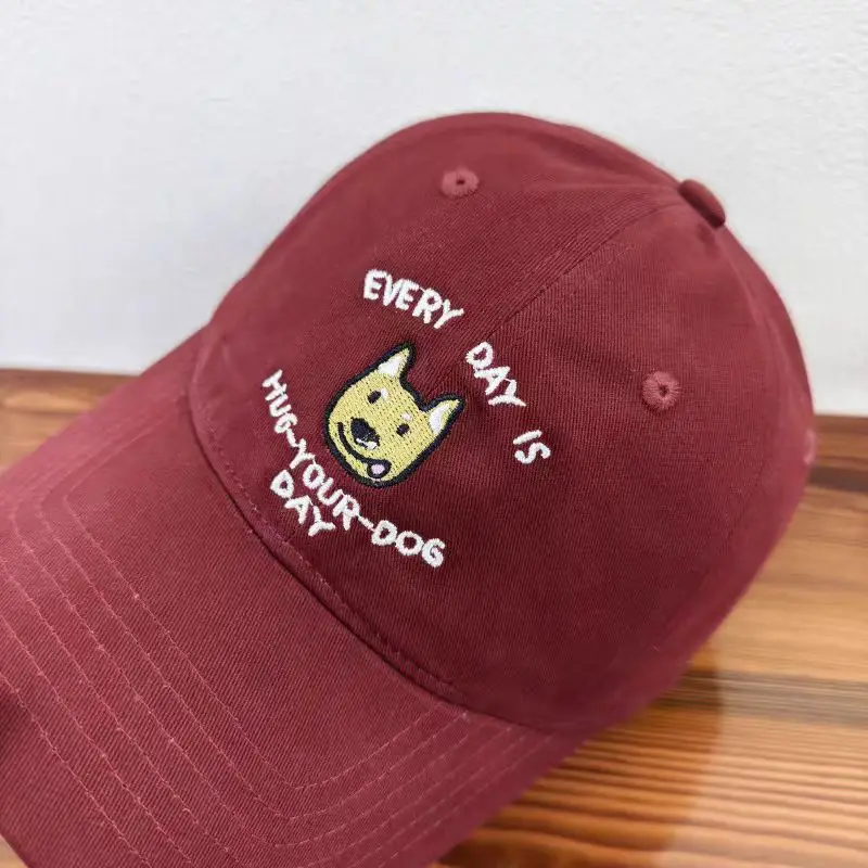 Cute Cartoon Cap Women Pink Black White Wide Brim Sunshade — feature 15