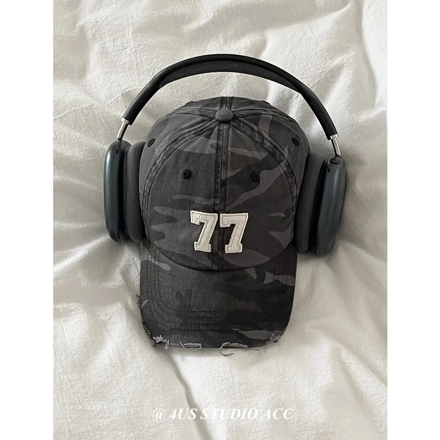 American Retro Camouflage Cap 77 for Men Women