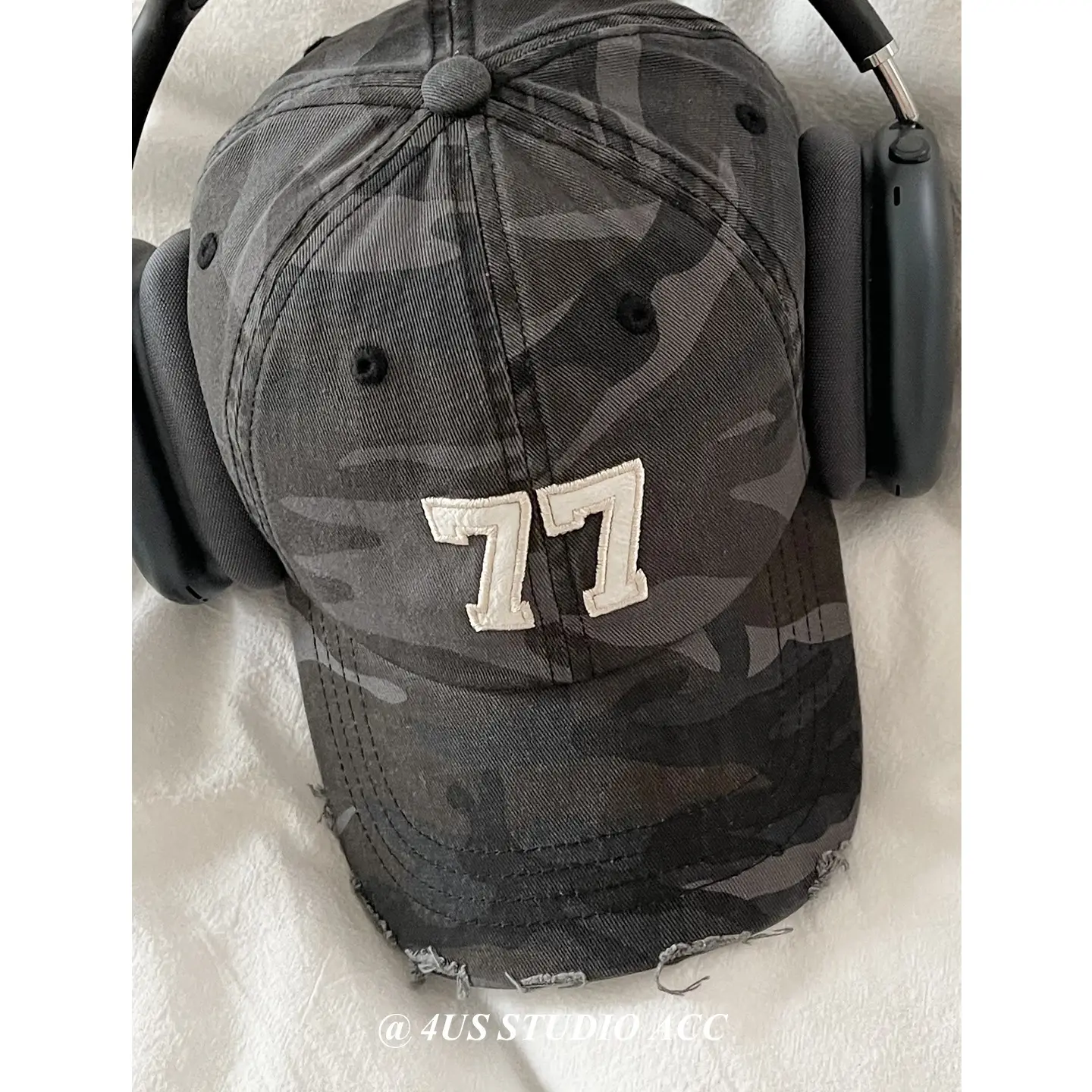 American Retro Camouflage Cap 77 for Men Women