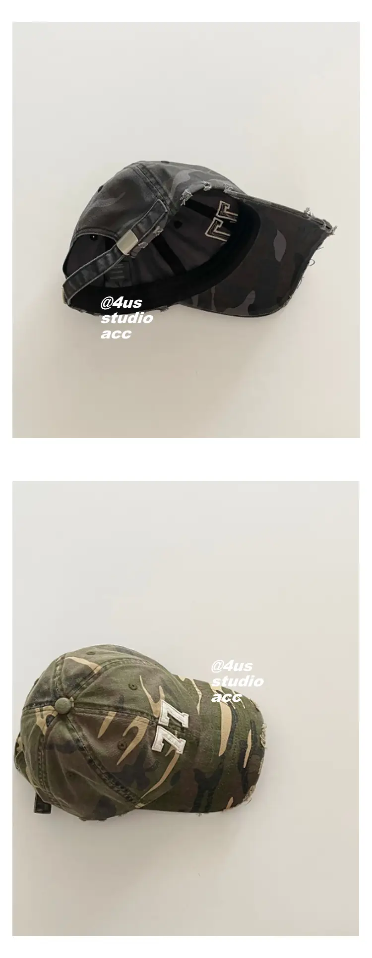 American Retro Camouflage Cap 77 for Men Women — feature 3